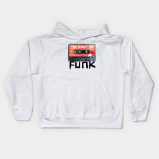 Funk Cassette Tape for Retro Funk Music Kids Hoodie